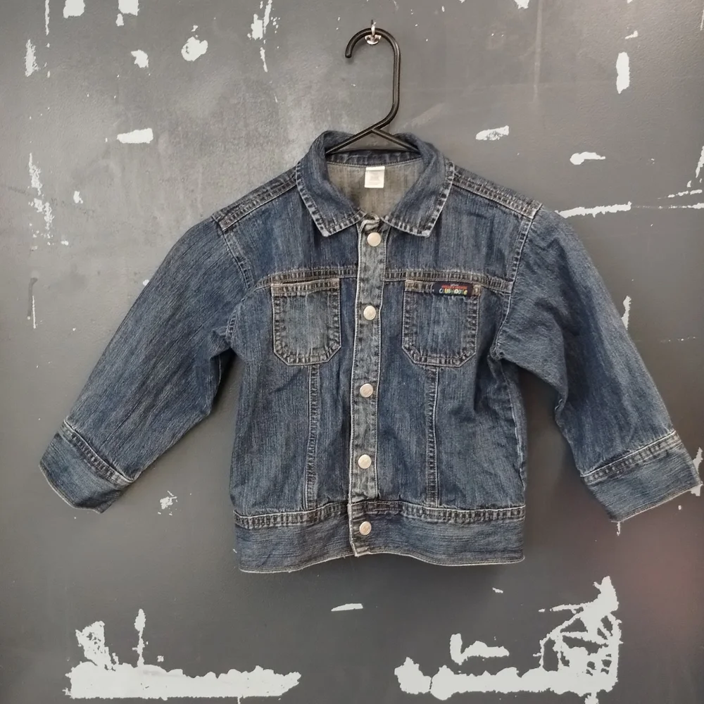 Disney Store Mickey Mouse Clubhouse denim Jean jacket 4T Donald duck Goofy - Picture 3 of 16